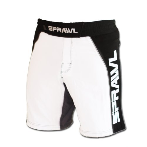 Sprawl Uni Sportshort Fusion 2 Mma Fight, white / black / gray, L, 12-0419