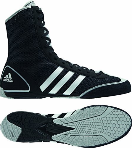 Adidas Schuhe Box Rival II, black/light onix/running white, 7.5, G62604